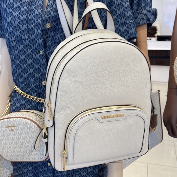 Michael Kors Jaycee Medium Logo Backpack
Light Cream - Picture 8 of 16